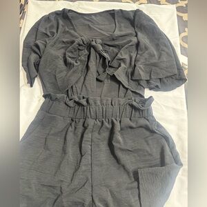 SHEIN Elegant Black Garment